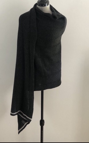 Brora dark grey cashmere knit - brora,