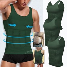 Men 3 Pack Slimming Vest