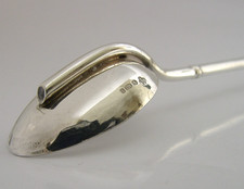 NOVELTY ASPREY STERLING SILVER COCKTAIL STRAW MAKING MIXER BARWARE 1971 MINT