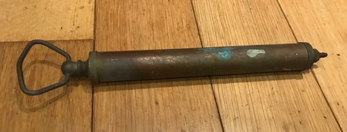 Vintage brass hand pump - vintage,