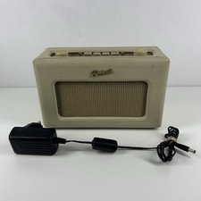 Roberts Revival RD60 Portable Radio DAB/FM Cream Peeling Pleather Please Read