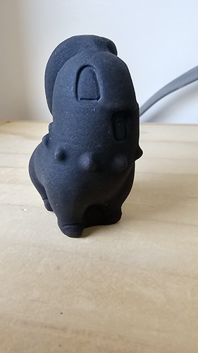 Black obsidian chikorita - obsidian,