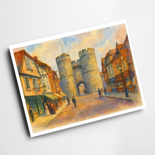 Print canterbury west - -,