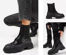 ladies women black chunky