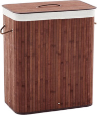 Folding Bamboo Laundry Hamper
