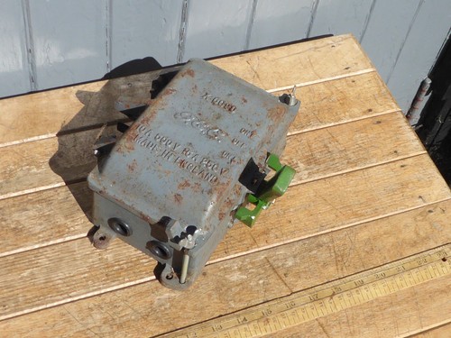 Vintage metal cased - cased, mains