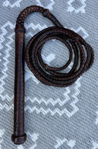 Vintage dark brown rawhide - vintage,