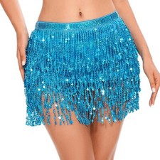 Sparkly Tassel Skirt Belly