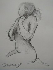 Original pencil life drawing