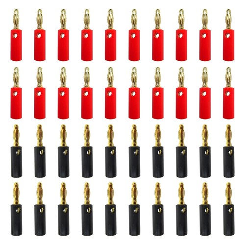 40pcs 4mm gold - 4mm, banana