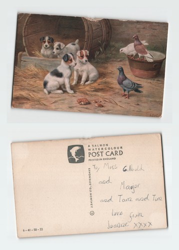 Vintage postcard hunt - vintage,