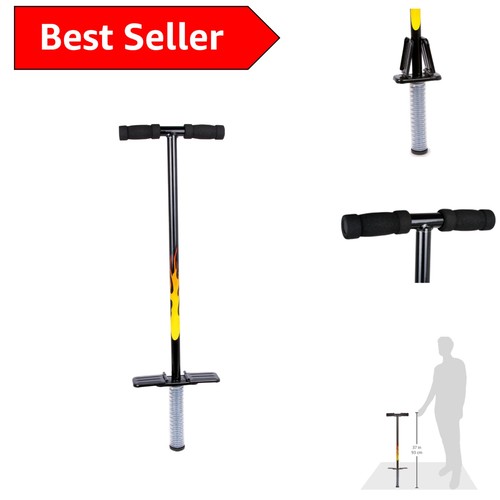 Kids pogo stick black fire - kids',