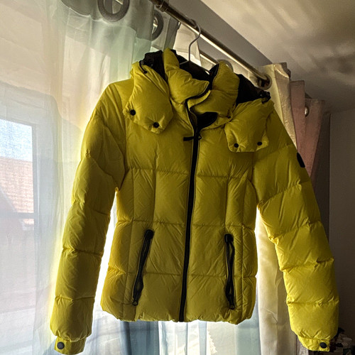 Superdry yellow padded puffer - yellow,