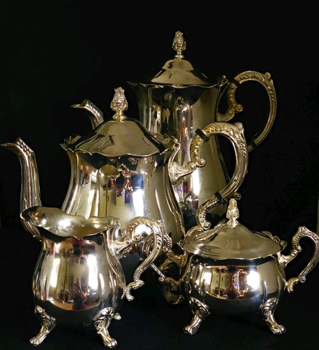 Vintage piece silver plated - vintage, 4-piece