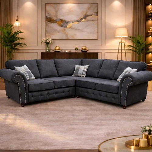 Premium suede fabric sofa - premium,