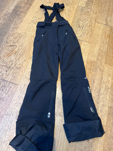 Decathlon black ski salopettes - ski,