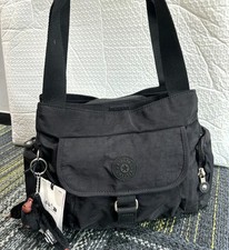 Kipling Fairfax Multiway Bag New With Tags Monkey BLACK Handbag Strap Alanis