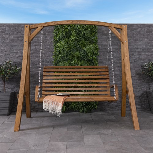 Seater larch wood wooden - seater,