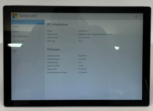 Microsoft surface pro i5 - pro, 12"