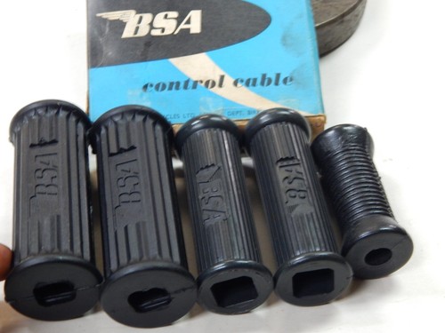 Bsa a65 footpeg - footpeg, rubber