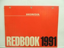 1991 honda redbook - honda, gold