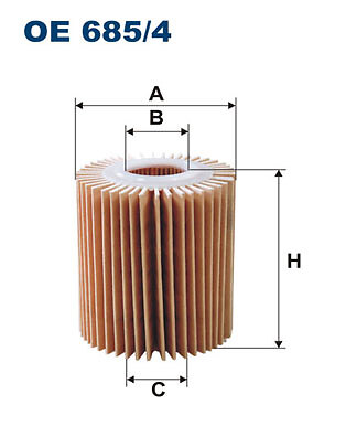 New oil filter - oil, for