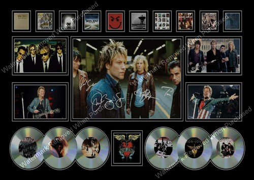 Bon jovi signed picture - jovi,