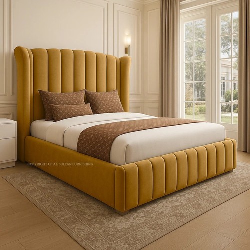 Ottoman double bed winged - bed,