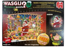Wasgij? No.15 - 2 x 1000 Piece Jigsaw Puzzles 'SANTA'S UNEXPECTED DELIVERY!'