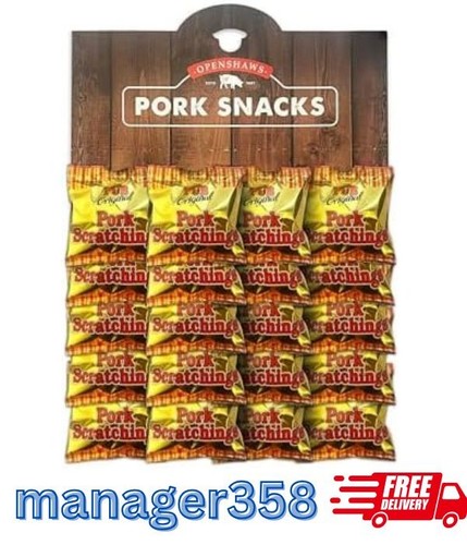 Salted pork scratchings pub - pork,