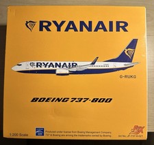 JFox 1/200 Scale Ryanair UK B737-8AS REG: G-RUKG *RARE*