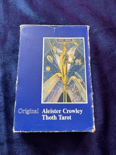 Thoth tarot deck blue - deck, box