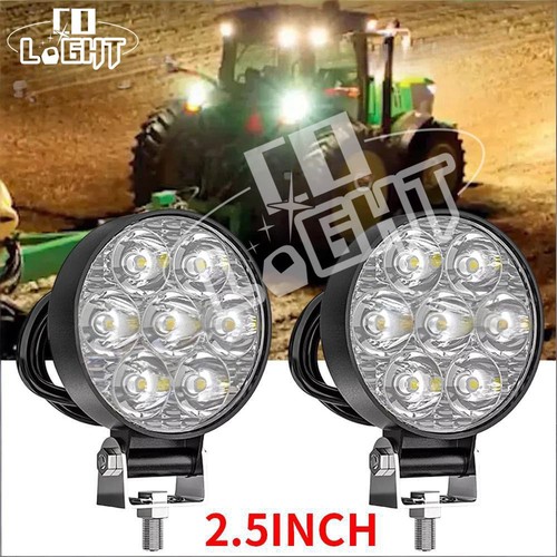 2pcs round led work - 2.5'',