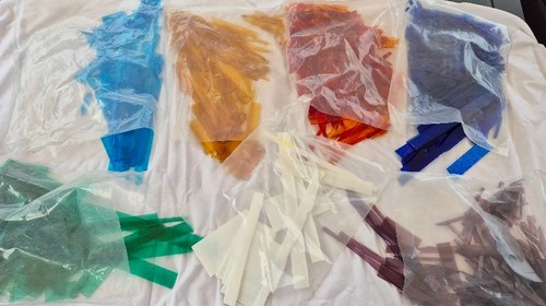 Small pieces of - of,