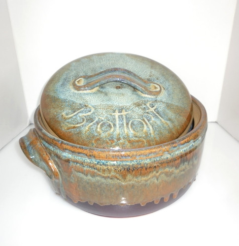 Huge hand thrown pottery lava - thrown,