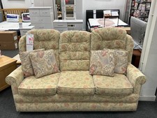 HSL Floral High Back 3-Seater