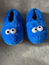 Cookie Monster Novelty Slippers Unisex Size 6 1/2-7