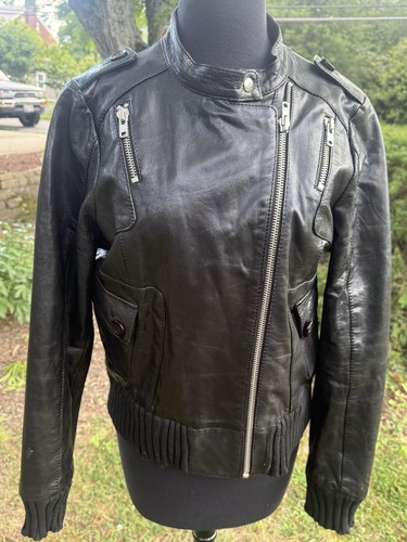 Black rivet leather - black,