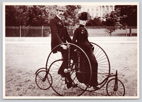 Postcard victorian couple - postcard,
