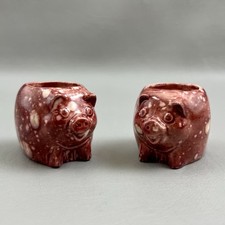 Set Of 2 Pot Belly Pig Pots