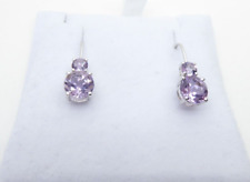 9ct Gold Amethyst Earrings