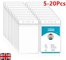 5-20X ID Badge Holders Clear