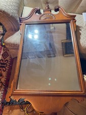 Large Vintage Wood Framed