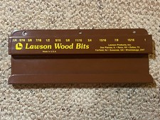 Vintage Lawson Wood Bits Wall