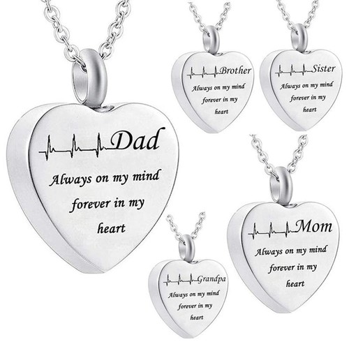 Cremation heart jewellery urn - heart,