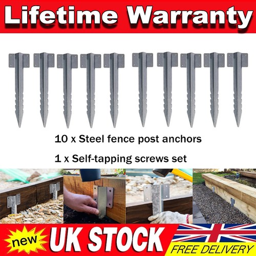 Heavy duty fence post - fence, anchor