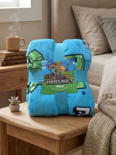 Minecraft blanket throw - blanket,