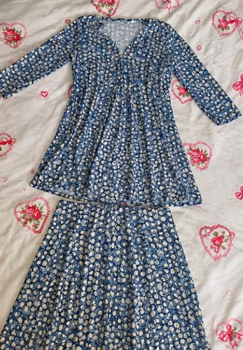 David nieper blue cream 2pc - david,