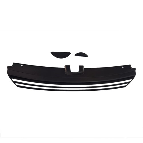 Front black white trim - w/white,