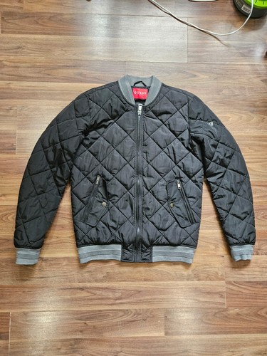 Guess men black quilted - men’s,